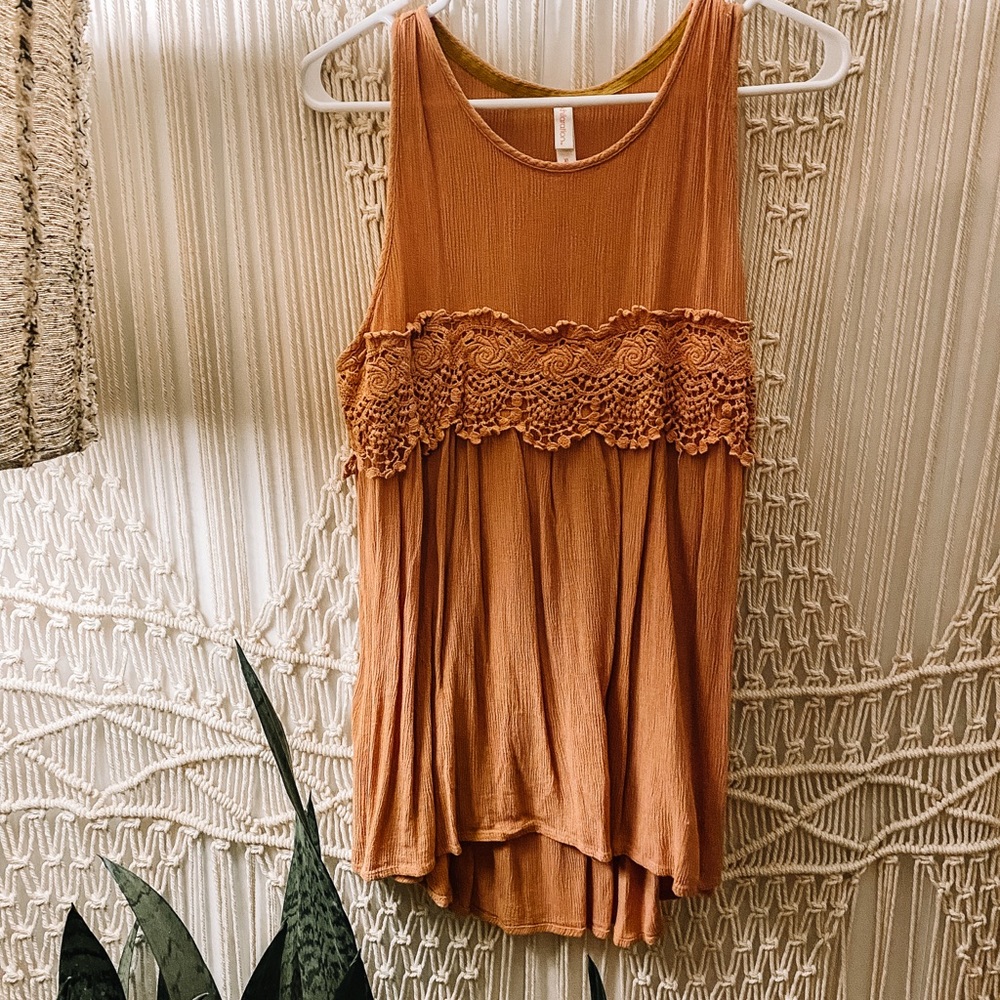 Target Boho Tank Top Knitted Size XL